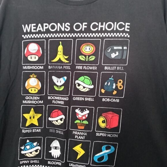MarioKart 8 black graphic tee size 2XL - Picture 2 of 4